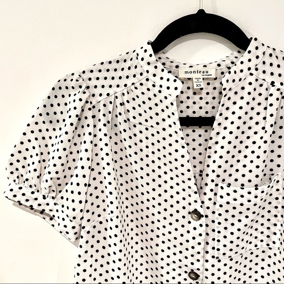 NWOT Monteau Blouse - Picture 7 of 10